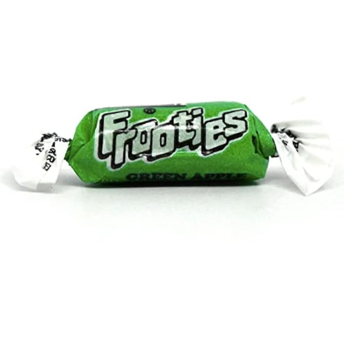 Green Apple Frooties Individually Wrapped Bulk Chewy Tootsie Roll Candy (3 Pound)