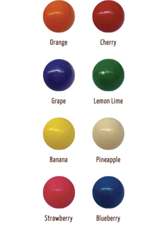 Dubble Bubble One Inch Gumballs Candy Coated Gum Individually Wrapped Bulk (5 Pound)